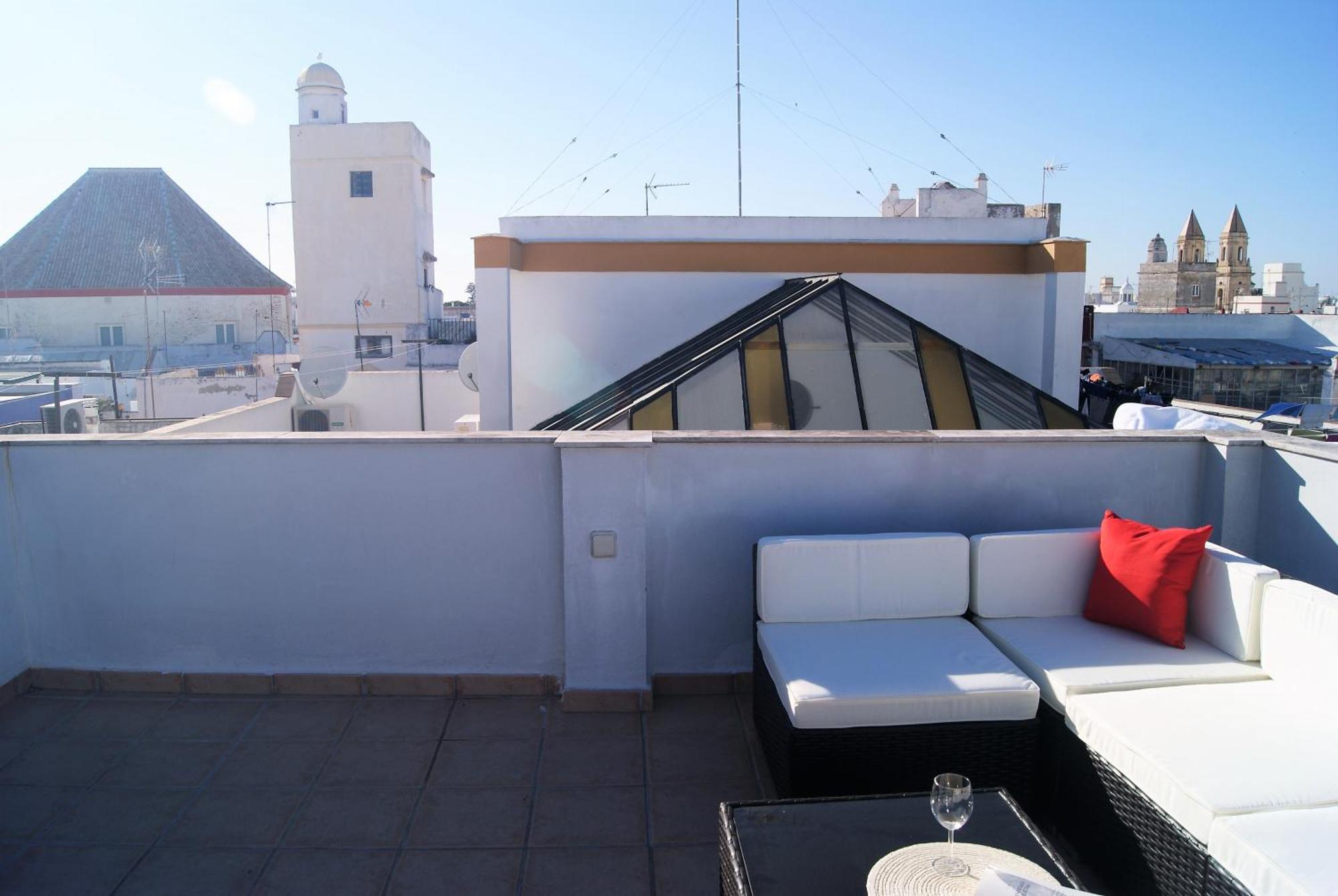 Apartament Cdz - Atico Tavira Two Private Terraces With Great Views Kadyks Zewnętrze zdjęcie