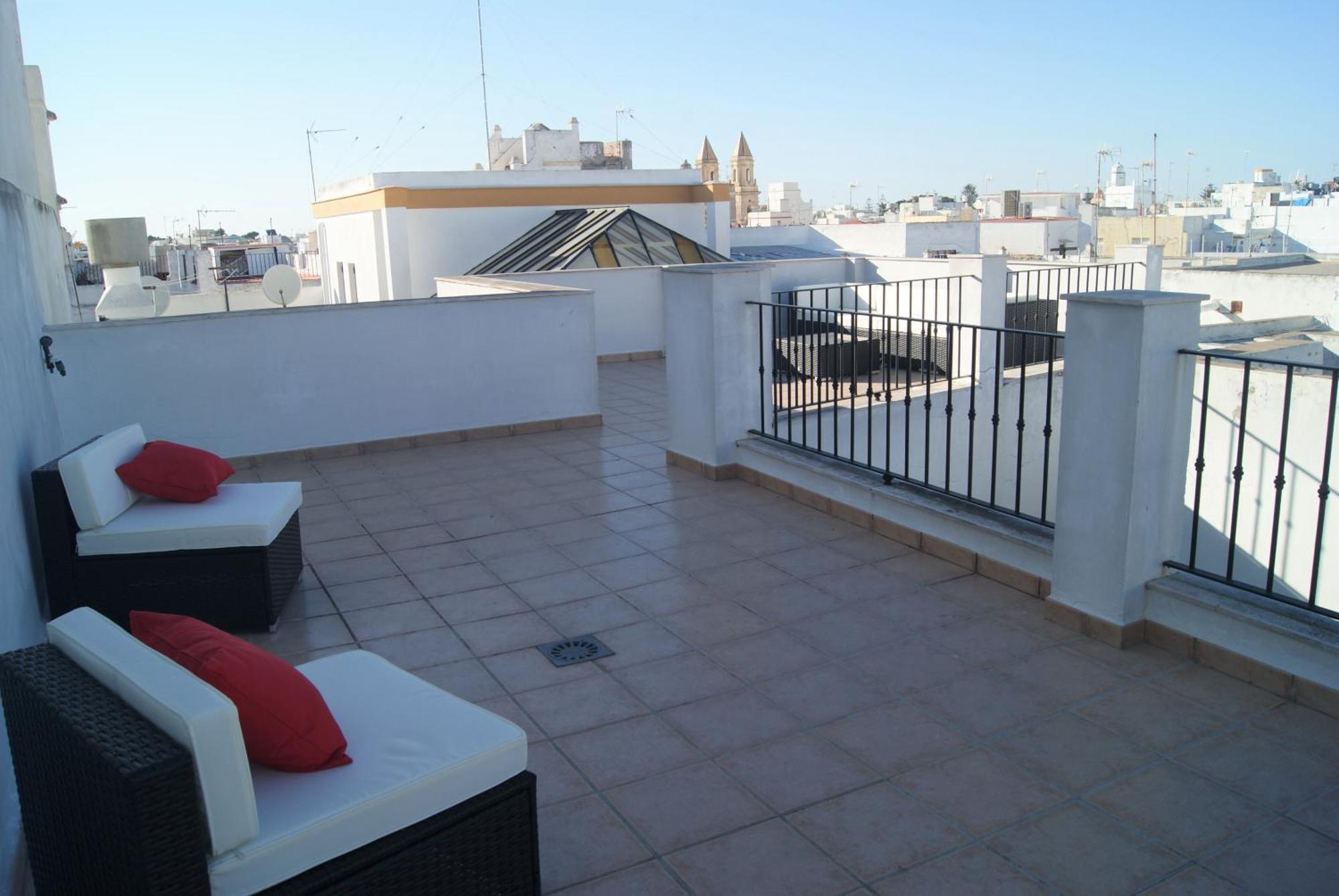 Apartament Cdz - Atico Tavira Two Private Terraces With Great Views Kadyks Zewnętrze zdjęcie